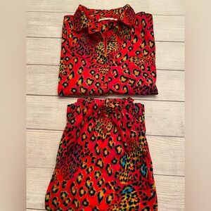 Animal Print Pajamas